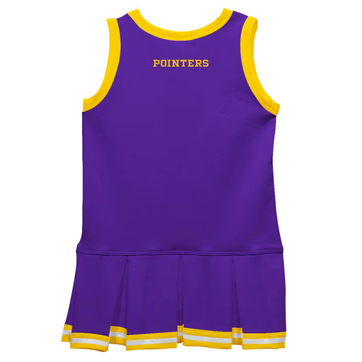 UW-Stevens Point Pointers UWSP Vive La Fete Game Day Purple Sleeveless Cheerleader Dress - Vive La Fête - Online Apparel Store