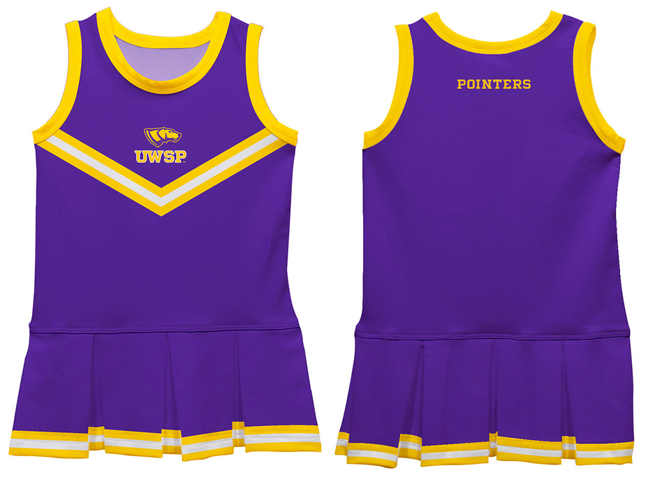 UW-Stevens Point Pointers UWSP Vive La Fete Game Day Purple Sleeveless Cheerleader Dress - Vive La Fête - Online Apparel Store
