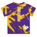 UWSP University of Wisconsin Stevens Point Pointers Vive La Fete Boys Game Day Purple Short Sleeve Tee Paint Brush - Vive La Fête - Online Apparel Store