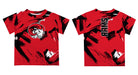 WSSU Winston-Salem State Rams Vive La Fete Boys Game Day Red Short Sleeve Tee Paint Brush - Vive La Fête - Online Apparel Store