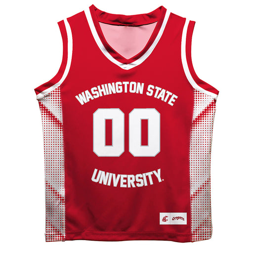 Washington State University WSU Cougars Vive La Fete Game Day Crimson Boys Fashion Basketball Top