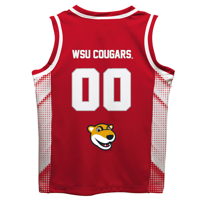 Washington State University WSU Cougars Vive La Fete Game Day Crimson Boys Fashion Basketball Top - Vive La Fête - Online Apparel Store