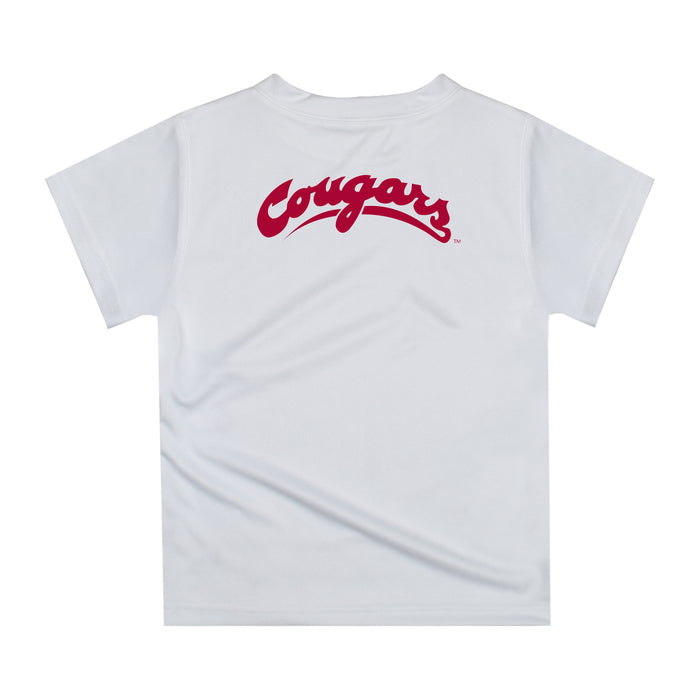 Washington State University WSU Cougars Original Dripping Basketball Crimson T-Shirt by Vive La Fete - Vive La Fête - Online Apparel Store