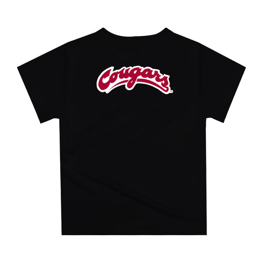 Washington State University WSU Cougars Original Dripping Basketball Black T-Shirt by Vive La Fete - Vive La Fête - Online Apparel Store