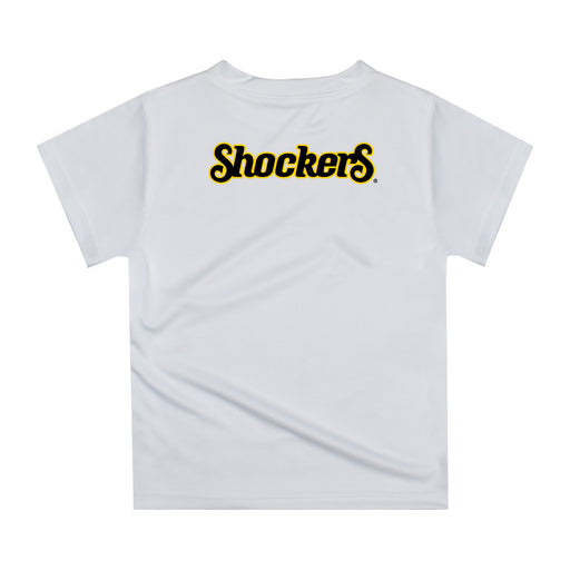 Wichita State University Original Dripping Basketball White T-Shirt by Vive La Fete - Vive La Fête - Online Apparel Store