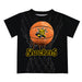 Wichita State University Original Dripping Basketball Black T-Shirt by Vive La Fete