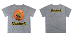 Wichita State University Original Dripping Basketball Heather Gray T-Shirt by Vive La Fete - Vive La Fête - Online Apparel Store