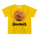 Wichita State University Original Dripping Basketball Gold T-Shirt by Vive La Fete