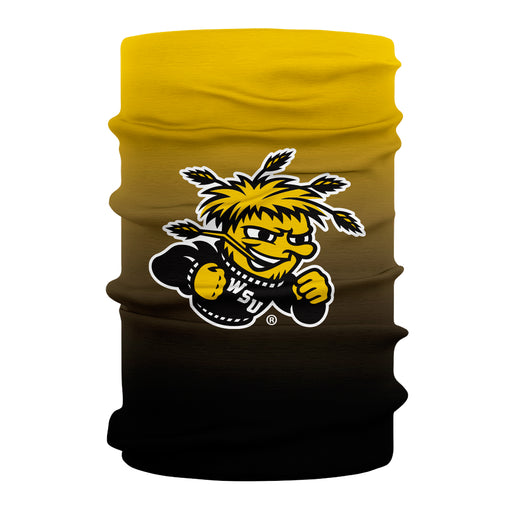 Wichita State University Shockers Neck Gaiter Degrade Yellow and Black - Vive La Fête - Online Apparel Store