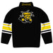 Wichita State Shockers WSU Vive La Fete Game Day Black Quarter Zip Pullover Stripes on Sleeves - Vive La Fête - Online Apparel Store