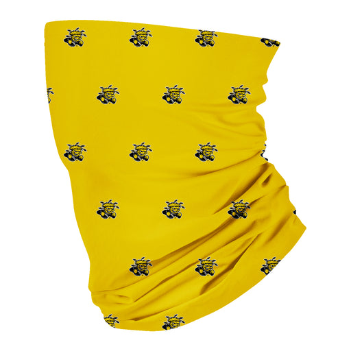 Wichita State Shockers WSU All Over Logo Game Day Collegiate Face Cover Soft 4-Way Stretch Two Ply Neck Gaiter - Vive La Fête - Online Apparel Store
