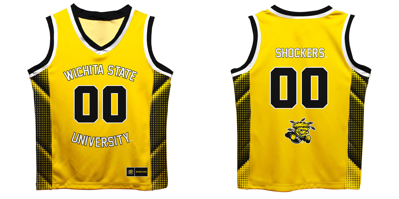 Wichita State Shockers WSU Vive La Fete Game Day Yellow Boys Fashion Basketball Top - Vive La Fête - Online Apparel Store