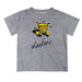 Wichita State Shockers WSU Vive La Fete Script V1 Heather Gray Short Sleeve Tee Shirt