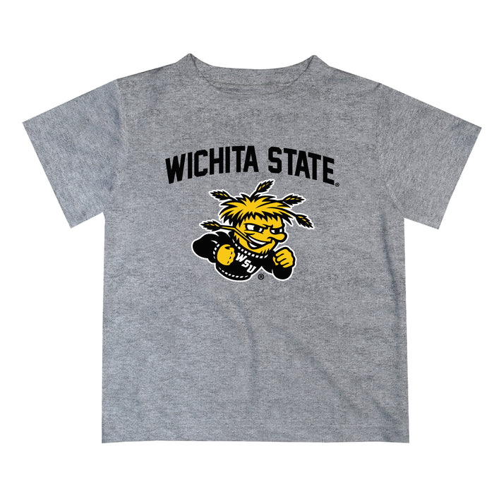Wichita State Shockers WSU Vive La Fete Boys Game Day V2 Gray Short Sleeve Tee Shirt
