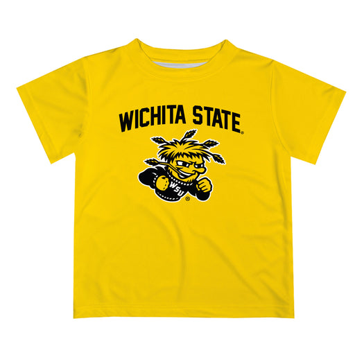 Wichita State Shockers WSU Vive La Fete Boys Game Day V2 Yellow Short Sleeve Tee Shirt