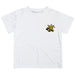 Wichita State Shockers WSU Hand Sketched Vive La Fete Impressions Artwork Boys White Short Sleeve Tee Shirt