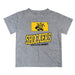 Wichita State Shockers WSU Vive La Fete State Map Gray Short Sleeve Tee Shirt