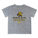 Wichita State Shockers WSU Vive La Fete Soccer V1 Gray Short Sleeve Tee Shirt