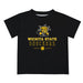Wichita State Shockers WSU Vive La Fete Soccer V1 Black Short Sleeve Tee Shirt