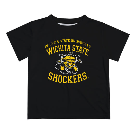 Wichita State Shockers WSU Vive La Fete Boys Game Day V1 Black Short Sleeve Tee Shirt
