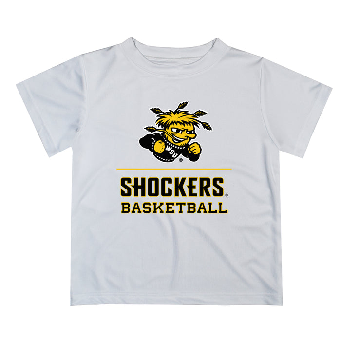 Wichita State Shockers WSU Vive La Fete Football V1 White Short Sleeve Tee Shirt