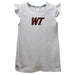 West Texas A&M Buffaloes Embroidered White Knit Angel Sleeve