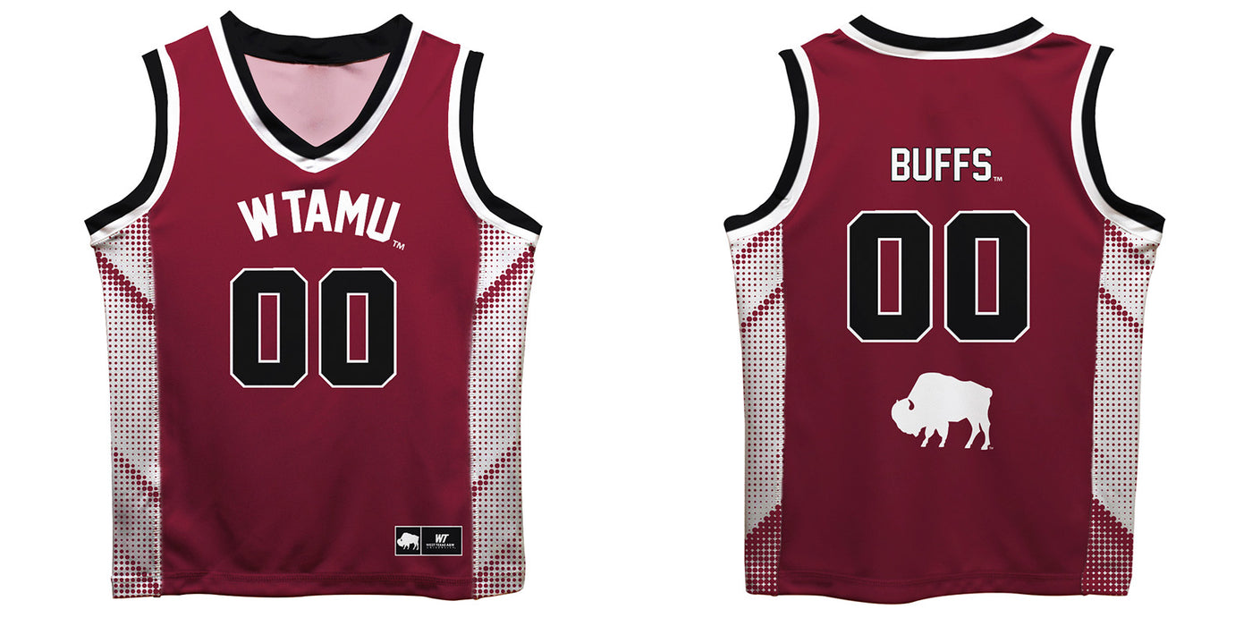 West Texas A&M Buffaloes Vive La Fete Game Day Maroon Boys Fashion Basketball Top - Vive La Fête - Online Apparel Store