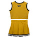 West Virginia Yellow Jackets WVSU Vive La Fete Game Day Gold Sleeveless Chearleader Set - Vive La Fête - Online Apparel Store