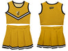 West Virginia Yellow Jackets WVSU Vive La Fete Game Day Gold Sleeveless Chearleader Set - Vive La Fête - Online Apparel Store