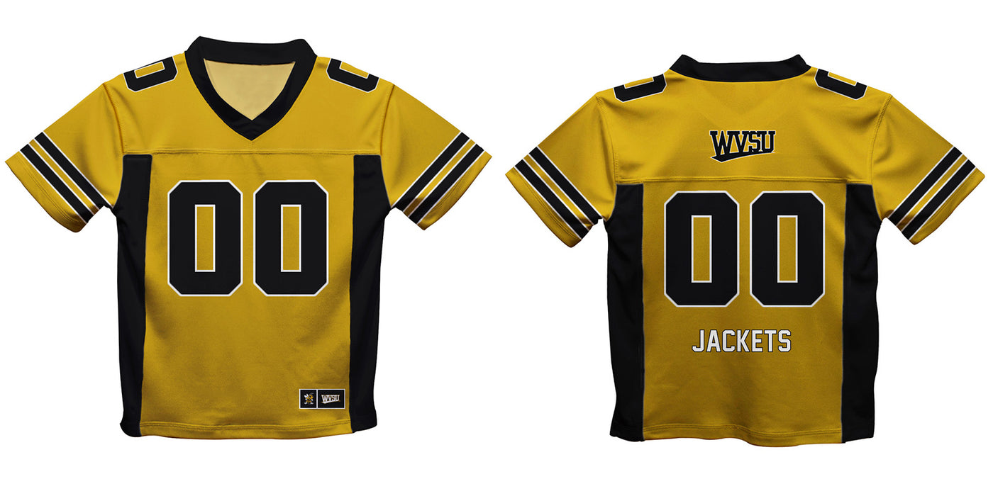 West Virginia Yellow Jackets WVSU Vive La Fete Game Day Gold Boys Fashion Football T-Shirt - Vive La Fête - Online Apparel Store