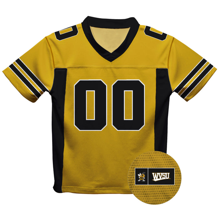 West Virginia Yellow Jackets WVSU Vive La Fete Game Day Gold Boys Fashion Football T-Shirt - Vive La Fête - Online Apparel Store