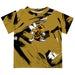 West Virginia Yellow Jackets WVSU Vive La Fete Boys Game Day Gold Short Sleeve Tee Paint Brush