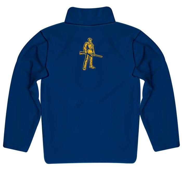 West Virginia Mountaineers Vive La Fete Game Day Solid Gold Quarter Zip Pullover Sleeves - Vive La Fête - Online Apparel Store
