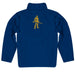 West Virginia Mountaineers Vive La Fete Game Day Solid Gold Quarter Zip Pullover Sleeves - Vive La Fête - Online Apparel Store