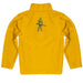 West Virginia Mountaineers Vive La Fete Game Day Solid Gold Quarter Zip Pullover Sleeves - Vive La Fête - Online Apparel Store