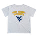 West Virginia Mountaineers Vive La Fete Boys Game Day V2 White Short Sleeve Tee Shirt