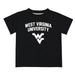 West Virginia Mountaineers Vive La Fete Boys Game Day V2 Black Short Sleeve Tee Shirt