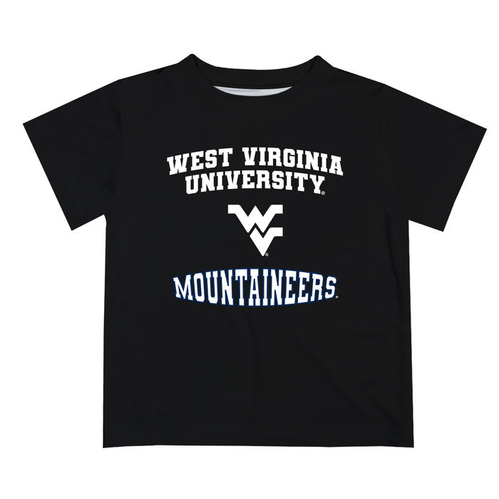 West Virginia Mountaineers Vive La Fete Boys Game Day V3 Black Short Sleeve Tee Shirt