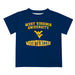 West Virginia Mountaineers Vive La Fete Boys Game Day V3 Blue Short Sleeve Tee Shirt