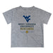 West Virginia Mountaineers Vive La Fete Soccer V1 Heather Gray Short Sleeve Tee Shirt