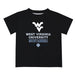 West Virginia Mountaineers Vive La Fete Soccer V1 Black Short Sleeve Tee Shirt