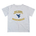 West Virginia Mountaineers Vive La Fete Boys Game Day V1 White Short Sleeve Tee Shirt