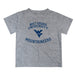 West Virginia Mountaineers Vive La Fete Boys Game Day V1 Heather Gray Short Sleeve Tee Shirt