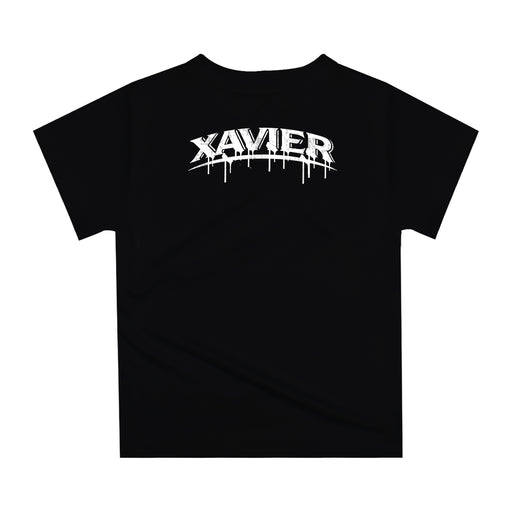 Xavier University Muskateers Original Dripping Basketball Black T-Shirt by Vive La Fete - Vive La Fête - Online Apparel Store
