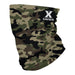 Xavier University Muskateers Vive La Fete Camo Collegiate Face Cover Soft Camouflage Four Way Stretch Neck Gaiter - Vive La Fête - Online Apparel Store