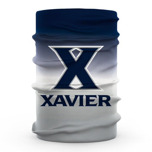 Xavier University Muskateers Vive La Fete Degrade Logo Game Day Collegiate Face Cover Soft 4-Way Stretch Neck Gaiter - Vive La Fête - Online Apparel Store