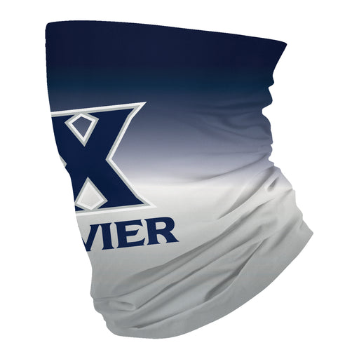 Xavier University Muskateers Vive La Fete Degrade Logo Game Day Collegiate Face Cover Soft 4-Way Stretch Neck Gaiter - Vive La Fête - Online Apparel Store