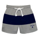Xavier Musketeers Vive La Fete Gray Blue Stripes Swimtrunks V2