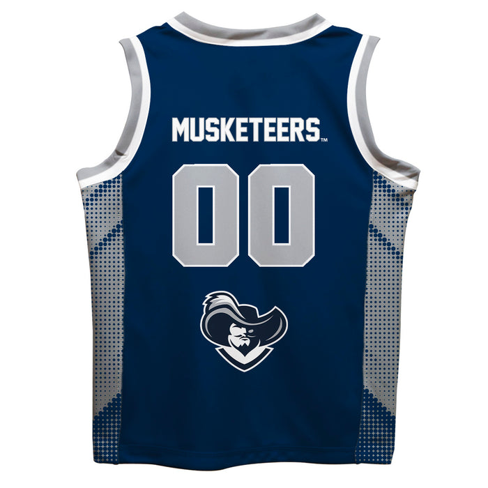 Xavier University Musketeers Vive La Fete Game Day Blue Boys Fashion Basketball Top - Vive La Fête - Online Apparel Store