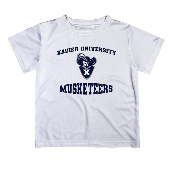 Xavier University Musketeers Vive La Fete Boys Game Day V3 Gray Short Sleeve Tee Shirt - Vive La Fête - Online Apparel Store